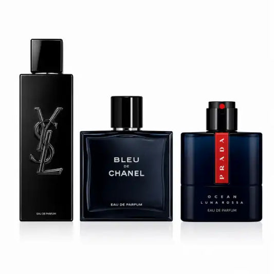 Herren 3er-Set — Blaue Lagune